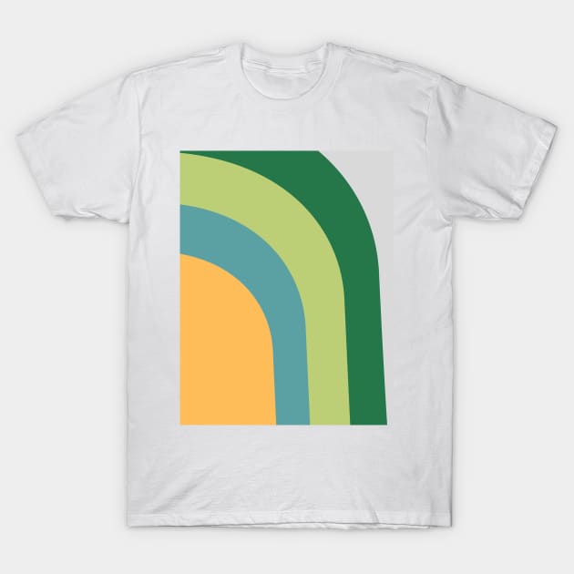 Boho rainbow pattern T-Shirt by Word and Saying